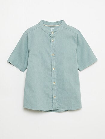 Camicia bianca in cotone