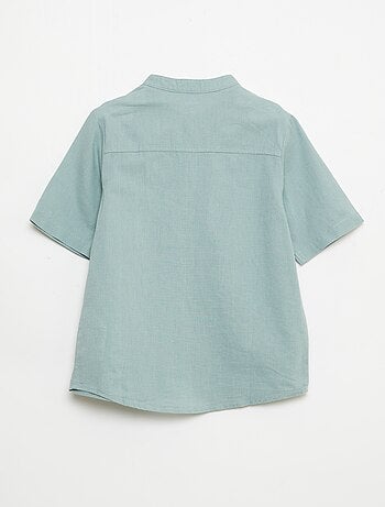 Camicia bianca in cotone