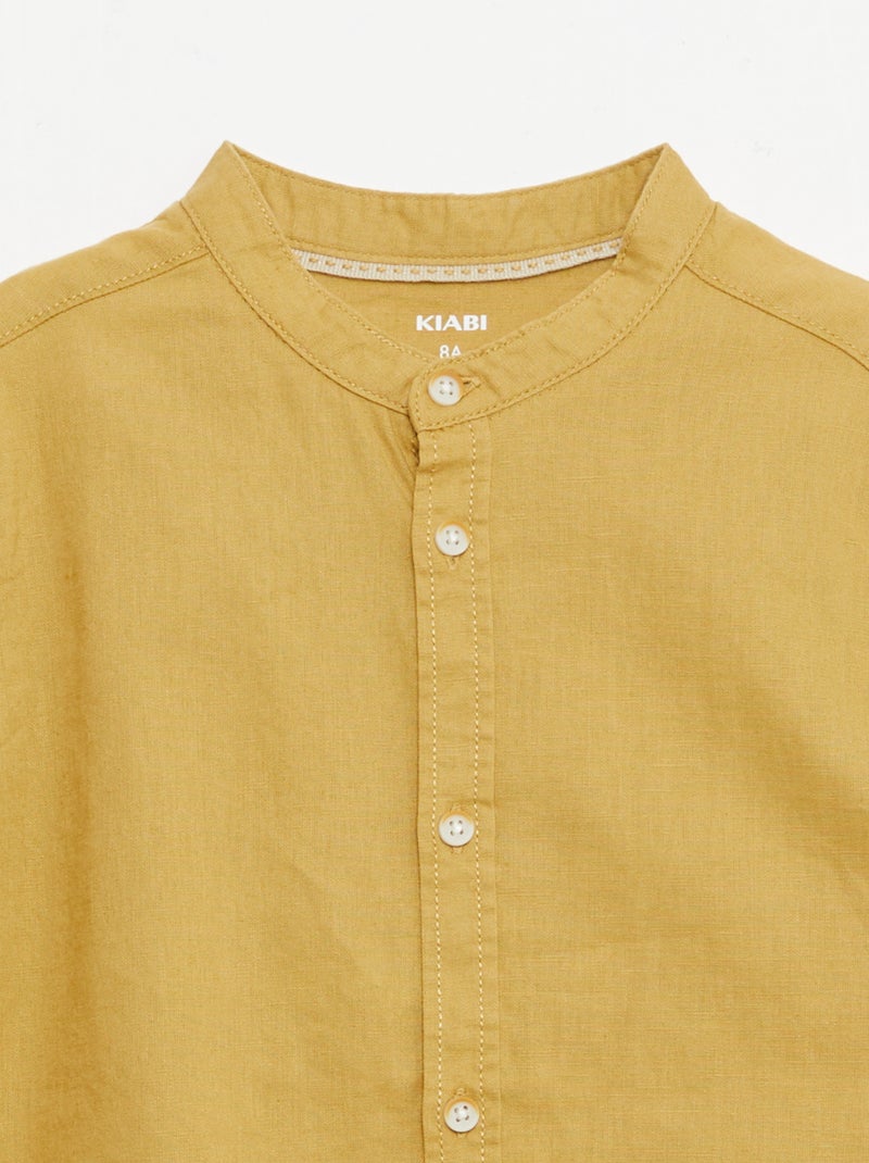 Camicia bianca in cotone Giallo - Kiabi