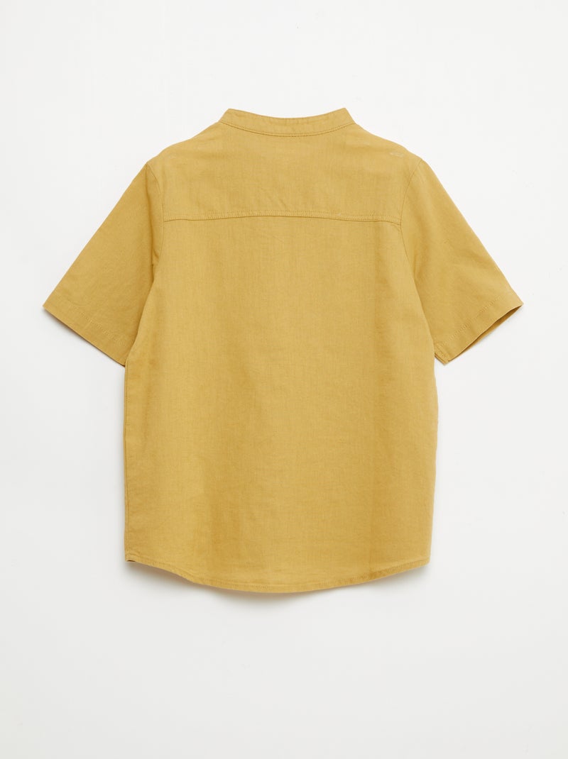 Camicia bianca in cotone Giallo - Kiabi