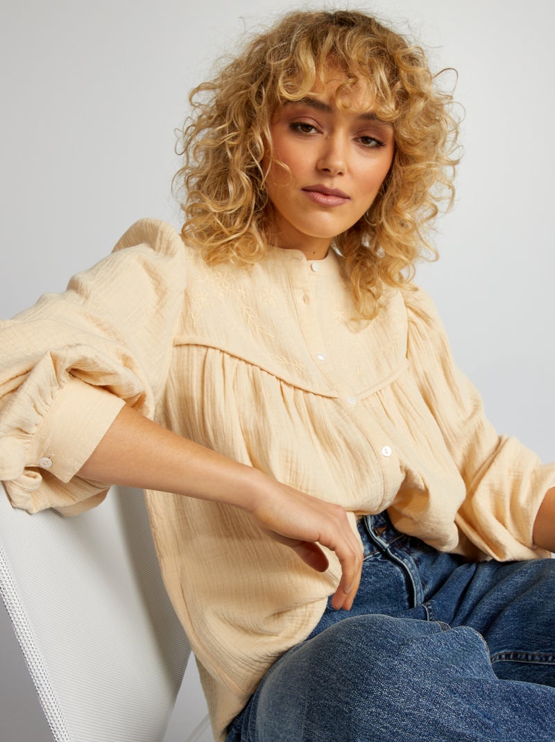 Camicia bohémienne BIANCO - Kiabi