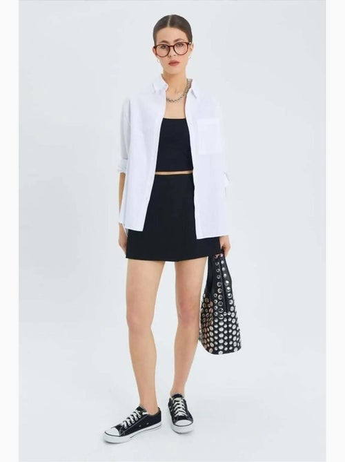 Camicia button-down a maniche lunghe con taschino mixray - Kiabi