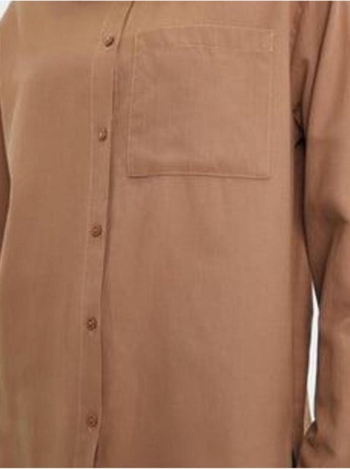 Camicia button-down a maniche lunghe con taschino mixray - Kiabi Camicia button-down a maniche lunghe con taschino mixray - Kiabi