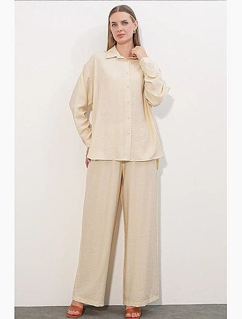 Camicia button-up testurizzata a maniche lunghe bdart