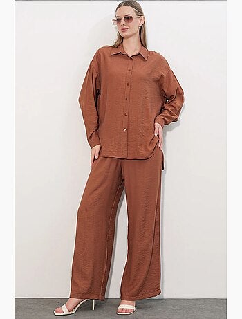 Camicia button-up testurizzata a maniche lunghe bdart