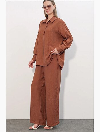 Camicia button-up testurizzata a maniche lunghe bdart