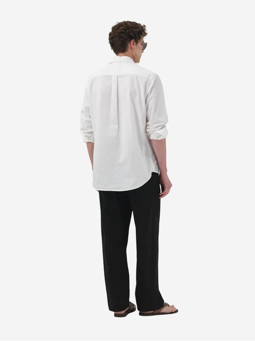 Camicia casual in cotone a maniche lunghe con taschino giesto - Kiabi Camicia casual in cotone a maniche lunghe con taschino giesto - Kiabi