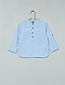     Camicia Chambray collo alla coreana vista 1

