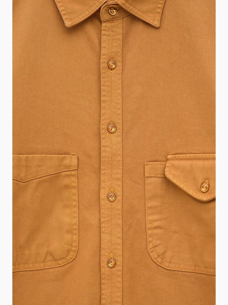 Camicia classica giesto Cammello - Kiabi