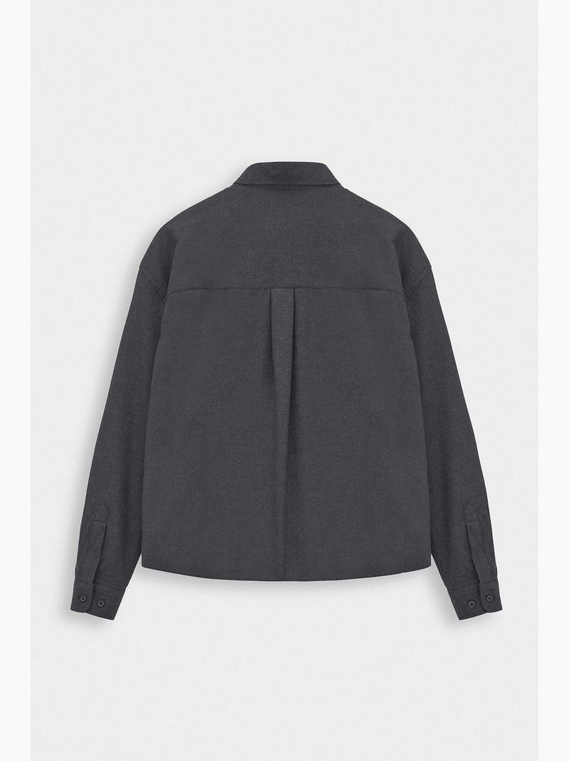 Camicia classica giesto Grigio nero - Kiabi