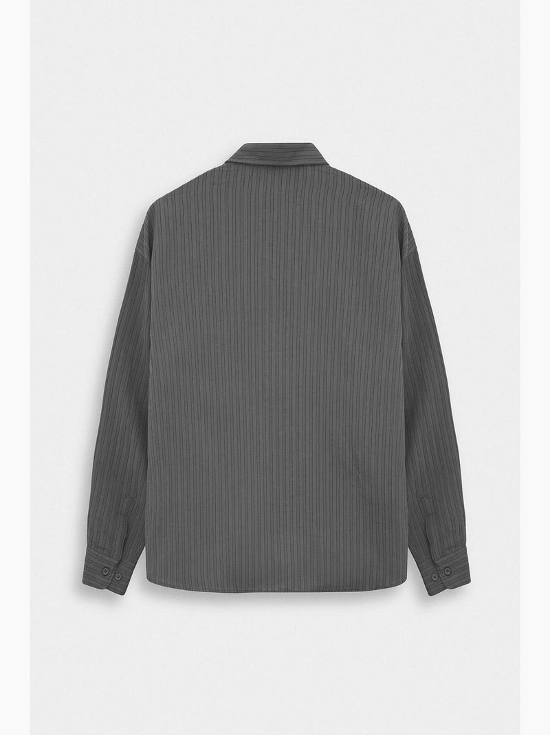 Camicia classica giesto Grigio nero - Kiabi