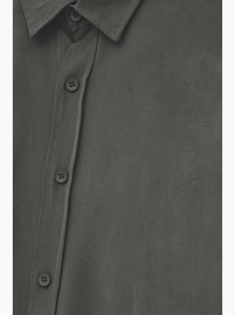 Camicia classica giesto Grigio scuro - Kiabi