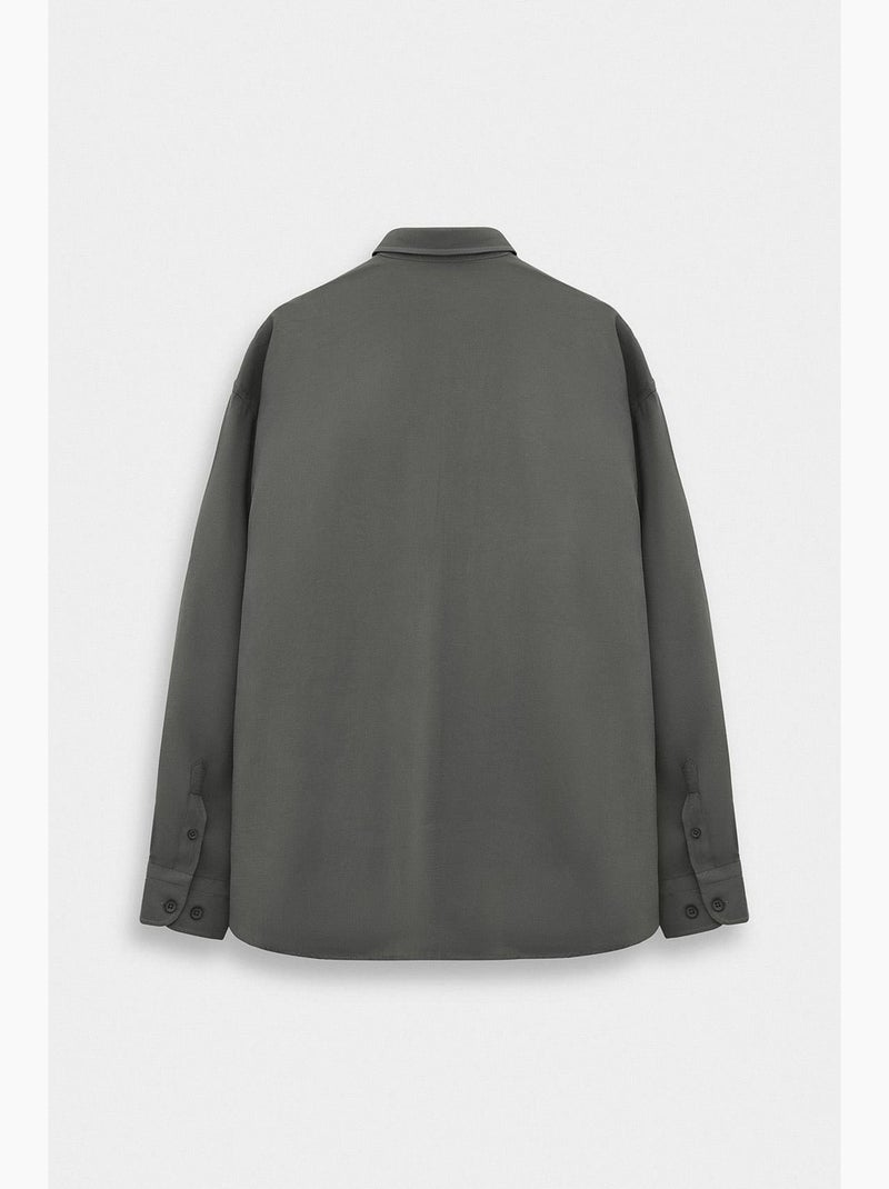 Camicia classica giesto Grigio scuro - Kiabi