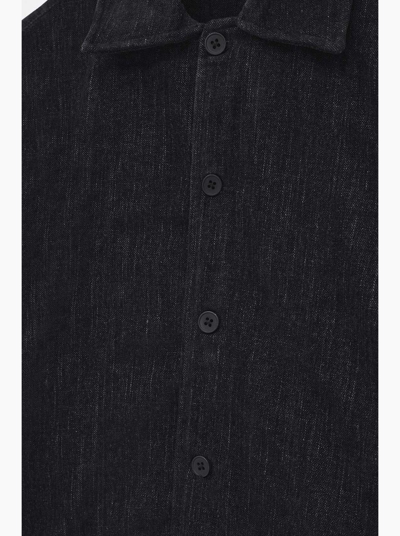 Camicia classica giesto Nero - Kiabi