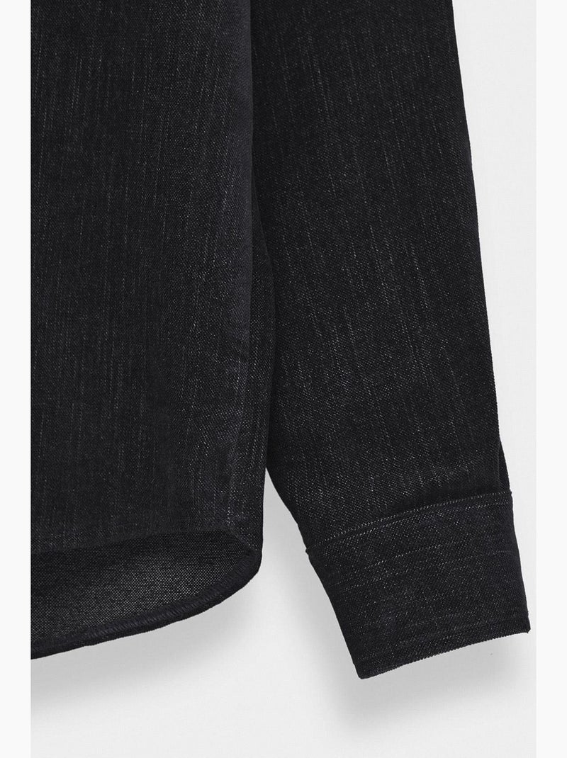 Camicia classica giesto Nero - Kiabi