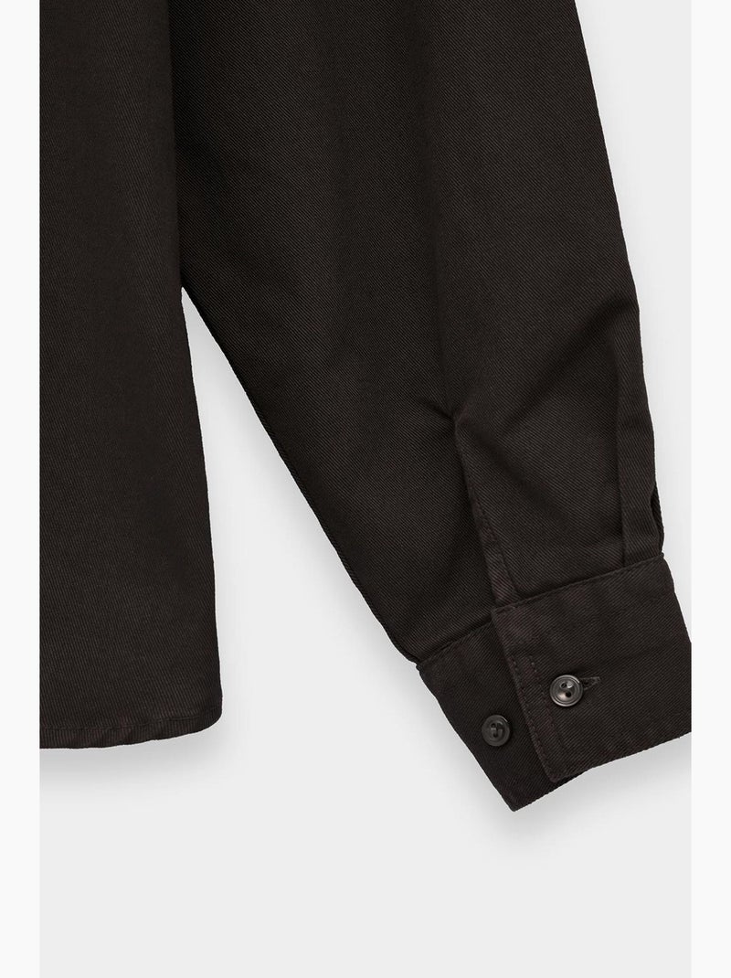 Camicia classica giesto Nero - Kiabi