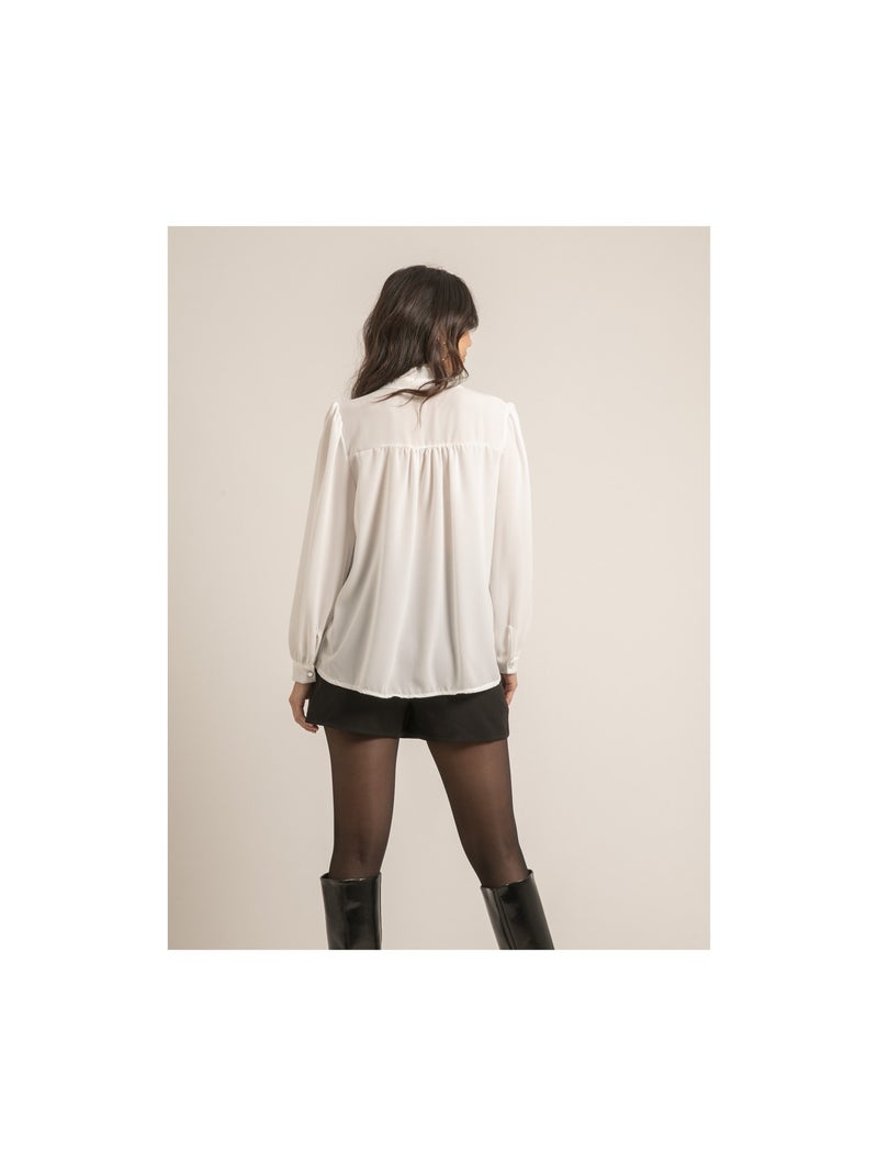 Camicia colletto fantasia ORELLIA Bianco - Kiabi