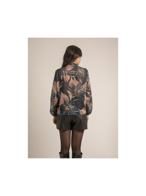 Camicia colletto fiocco a motivi ORTENSE - Kiabi