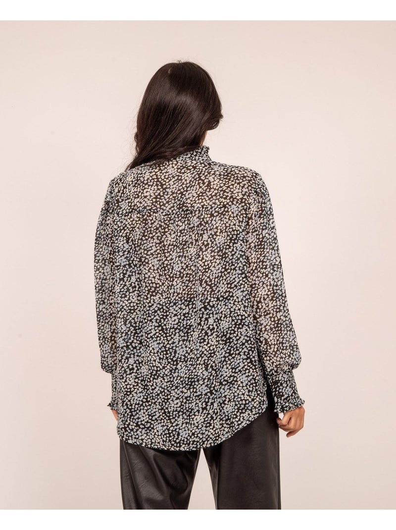 Camicia collo alla coreana ORBELO Blu - Kiabi