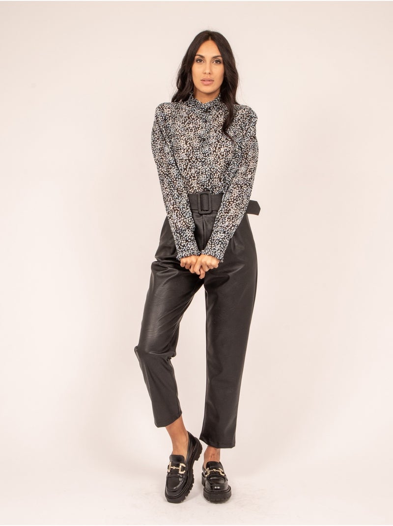 Camicia collo alla coreana ORBELO Blu - Kiabi