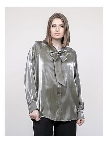 Camicia collo lavallière ORNELLA