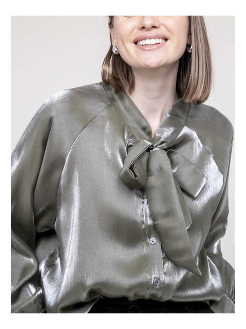 Camicia collo lavallière ORNELLA - Kiabi