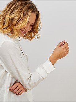 Camicia collo piatto tasca sul petto - Kiabi