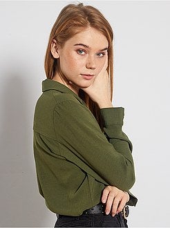 Camicia collo piatto tasca sul petto - Kiabi