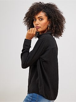 Camicia collo piatto tasca sul petto - Kiabi