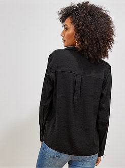 Camicia collo piatto tasca sul petto - Kiabi