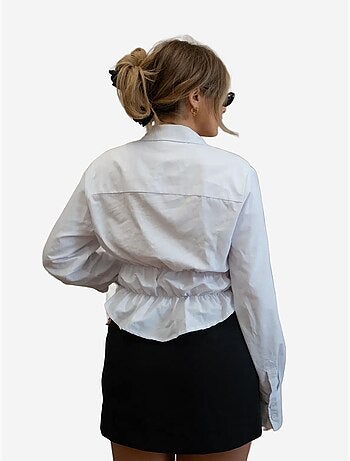 Camicia con bottoni bianchi valletta hiccup