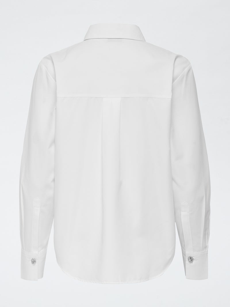 Camicia con bottoni decorativi 'JDY' Bianco - Kiabi