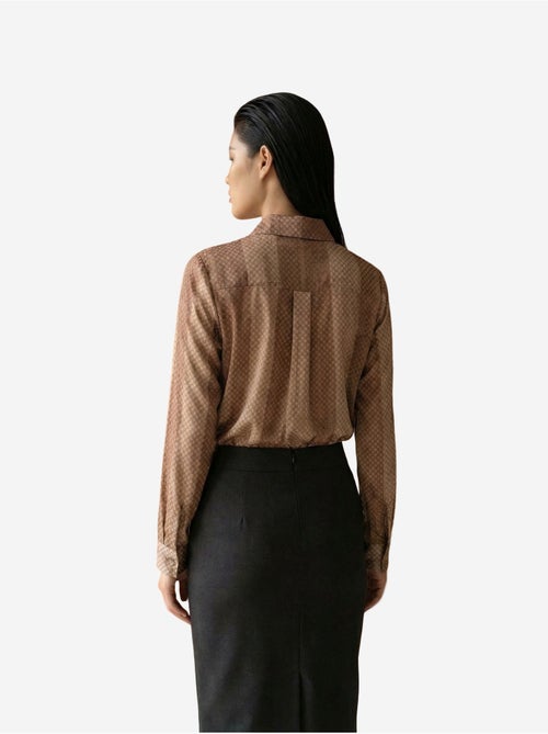 Camicia con bottoni in velluto tessuto a righe my fashion - Kiabi