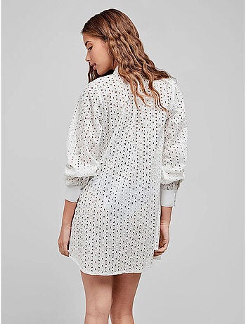 Camicia con chiusura frontale a bottoni, 100% cotone