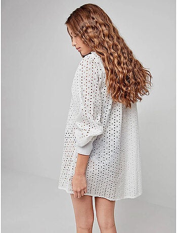 Camicia con chiusura frontale a bottoni, 100% cotone