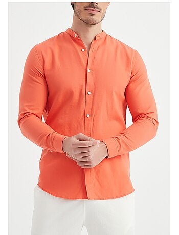 Camicia con colletto Mao Kebello