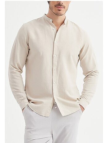 Camicia con colletto Mao Kebello