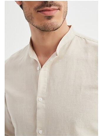 Camicia con colletto Mao Kebello