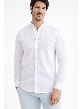 Camicia con colletto Mao Kebello