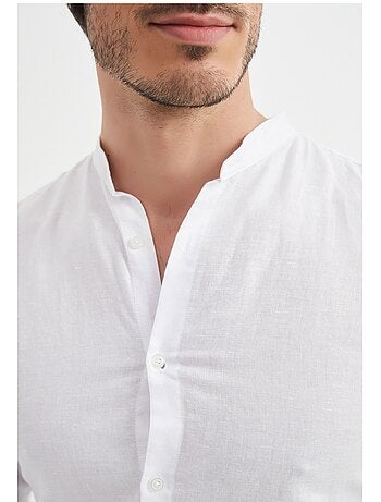 Camicia con colletto Mao Kebello