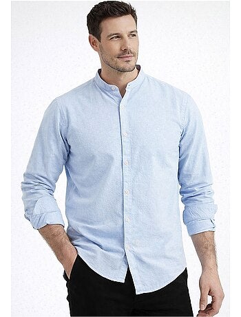 Camicia con colletto Mao Kebello