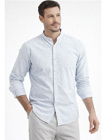 Camicia con colletto Mao Kebello