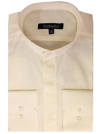 Camicia con colletto Mao Kebello