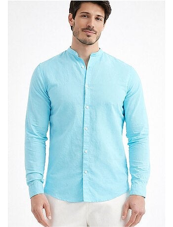 Camicia con colletto Mao Kebello