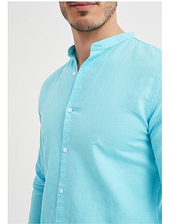 Camicia con colletto Mao Kebello