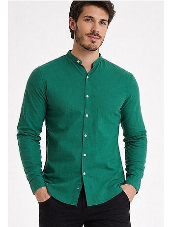 Camicia con colletto Mao Kebello