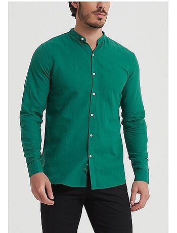 Camicia con colletto Mao Kebello