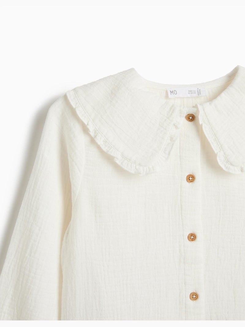 Camicia con colletto, mo fashion Bianco - Kiabi
