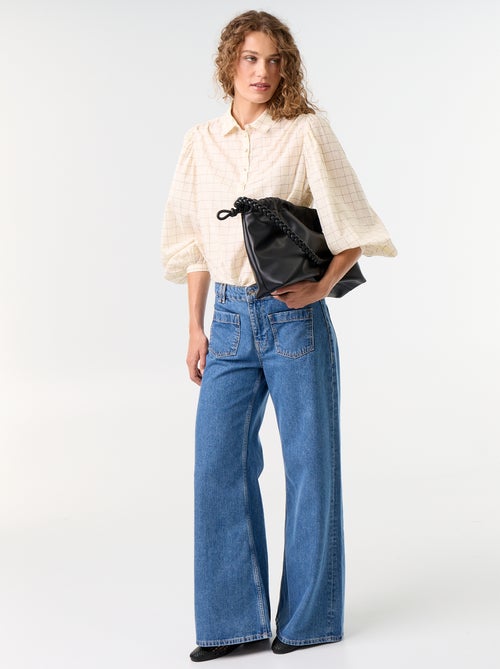 Camicia con collo abbottonato - Kiabi