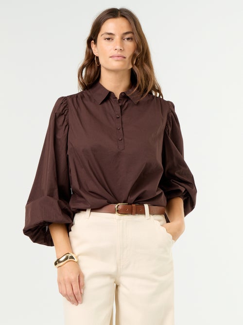 Camicia con collo abbottonato - Kiabi Camicia con collo abbottonato - Kiabi